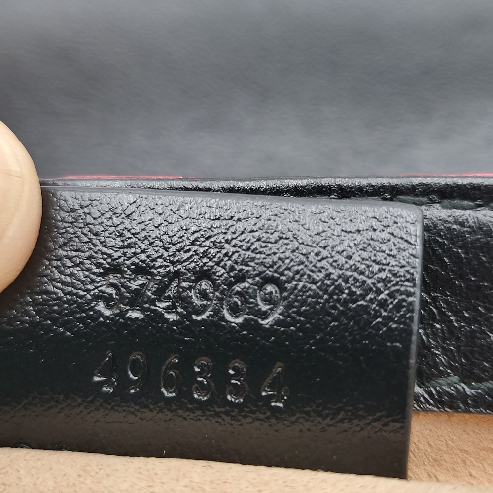 Gucci Tricolor Matelassé Leather Mini GG Marmont Torchon Crossbody Bag Authentic - Picture 10 of 17